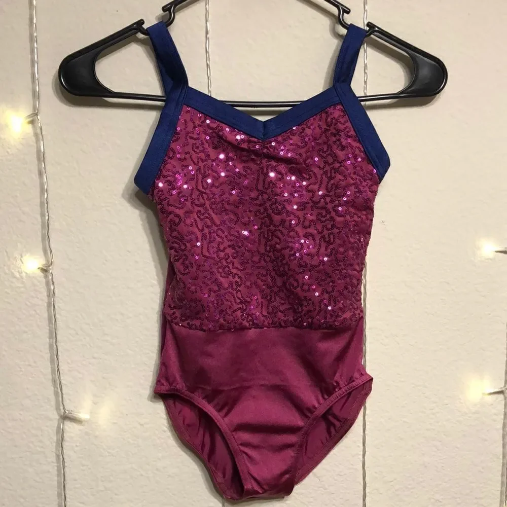 Weismann Size 1C sequined Bodice Leotard